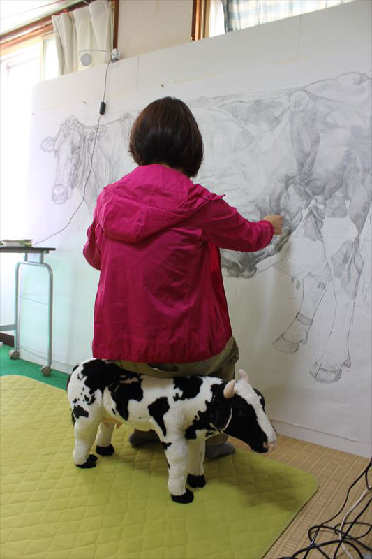 牛と生き 牛だけを描く 木版画アーティスト。【後編】 | どっこいしょ ...