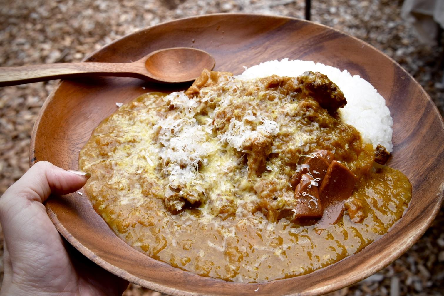 ホエイを使った特製カレーなど、ホエイの可能性を広げるアイデアも楽しみたい